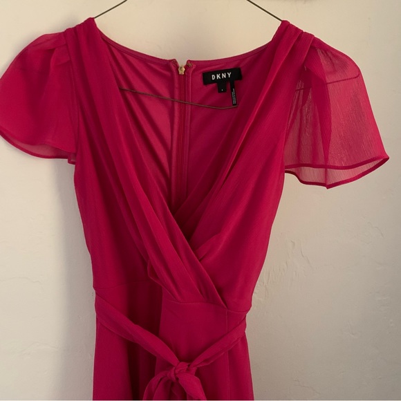 DKNY Flutter Sleeve Dress - Picture 3 of 6